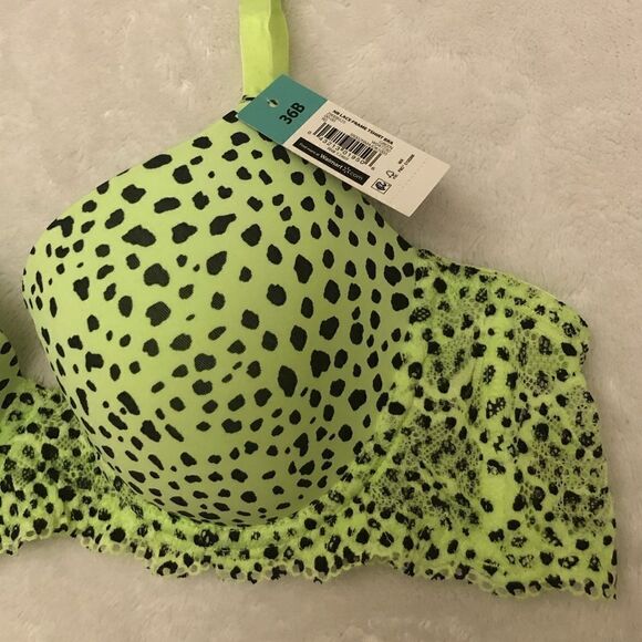 Women’s Animal Print Underwire T-shirt Bra - Picture 10 of 11